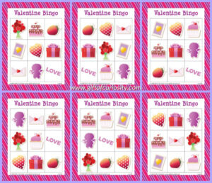 Valentine Bingo game {free printable} - Gift of Curiosity