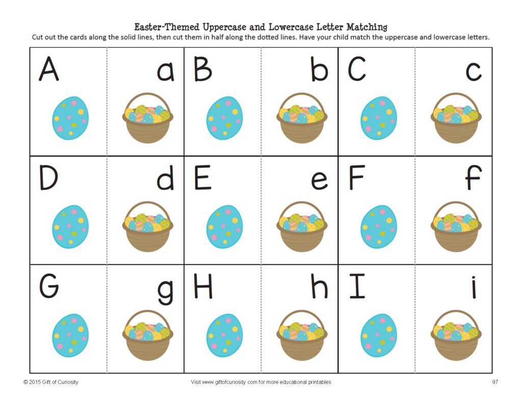 Easter Printables Pack - Gift of Curiosity