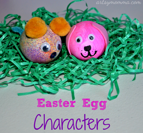 Easter egg characters from Artsy Momma