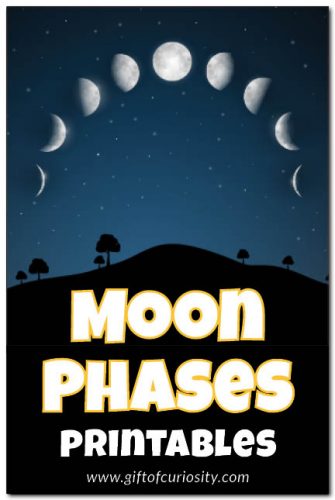 Phases of the Moon Printables - Gift of Curiosity