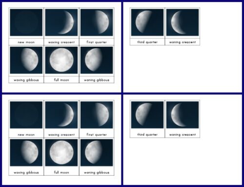 Phases of the Moon Printables - Gift of Curiosity