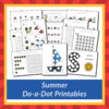 Summer Do-a-Dot Printables - Gift of Curiosity
