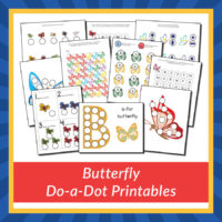 Butterfly Do-a-Dot Printables {free} - Gift of Curiosity