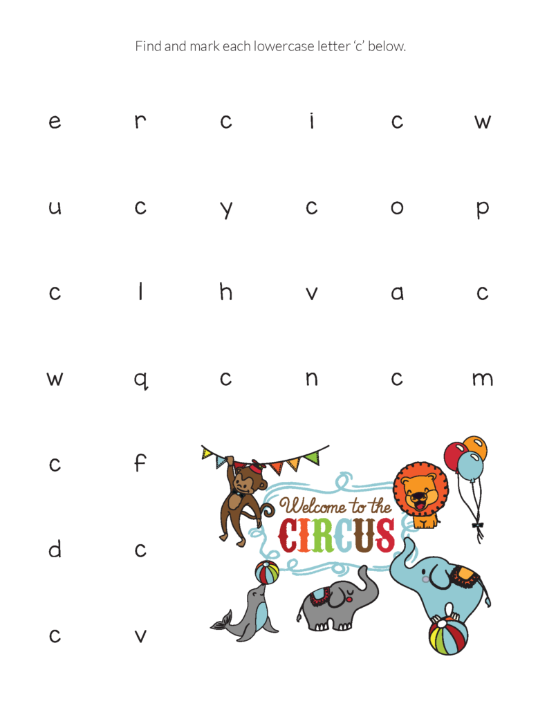 Circus Do-a-Dot Printables - Gift of Curiosity