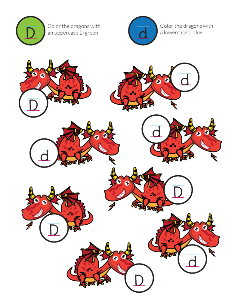 Knights and Dragons Do-a-Dot Printables - Gift of Curiosity