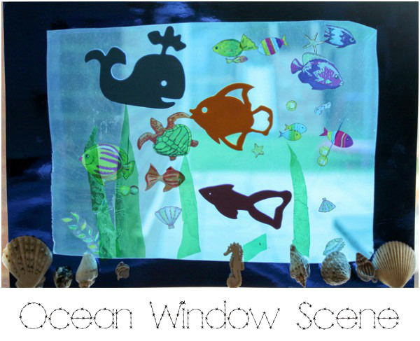 Ocean window scene artwork from In the Playroom