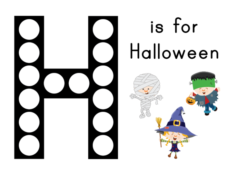 Halloween Do-a-Dot Printables - Gift of Curiosity
