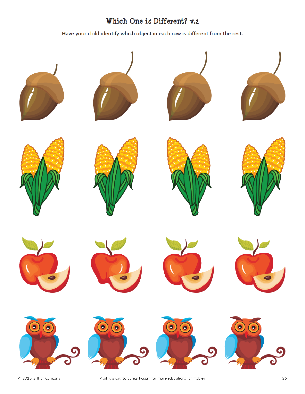 Fall Printables Pack - Gift of Curiosity