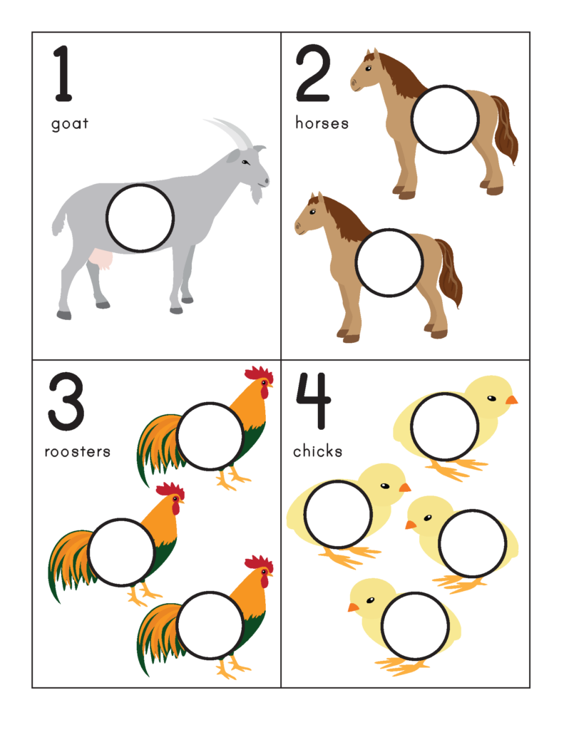 Farm Do-a-Dot Printables - Gift of Curiosity