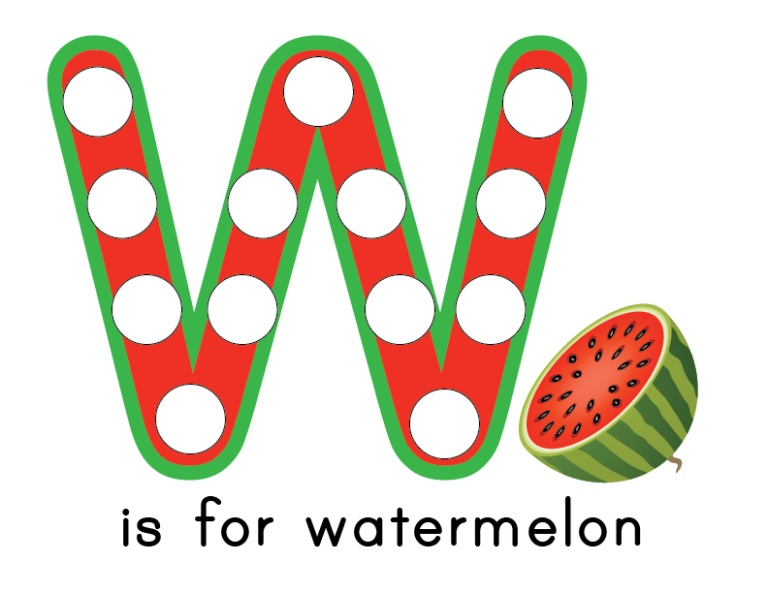Watermelon Do-a-Dot Printables - Gift of Curiosity