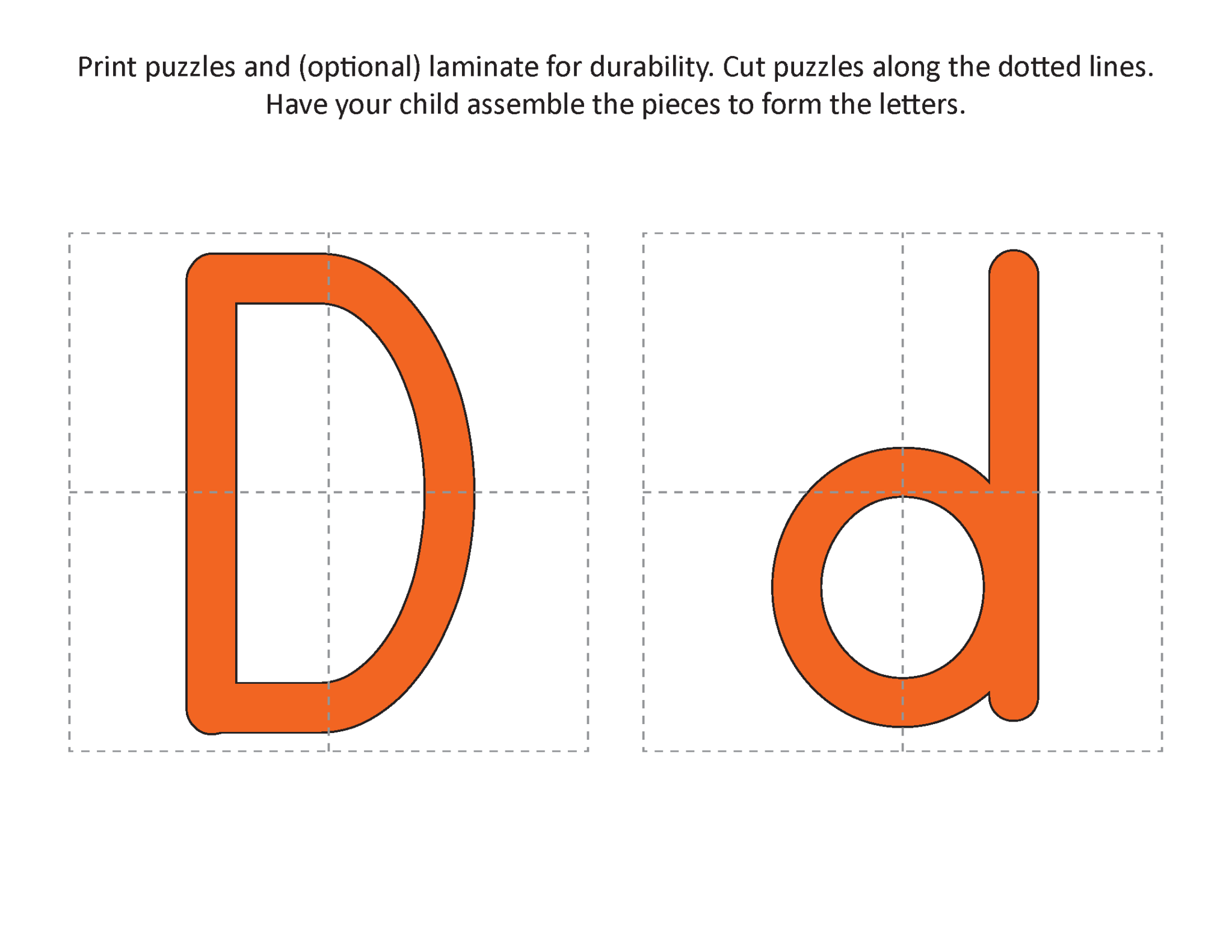 Letter Puzzles - Gift of Curiosity
