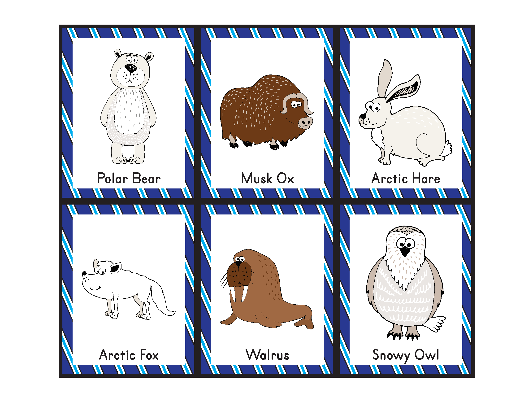 Arctic Animals Bingo Gift Of Curiosity