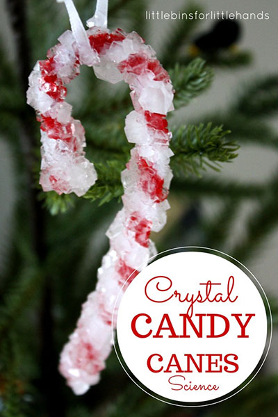 Crystal candy canes from Little Bins for Little Hands