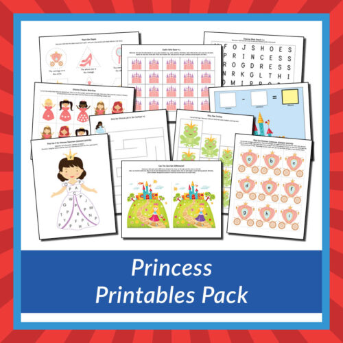 Princess Printables Pack - Gift of Curiosity