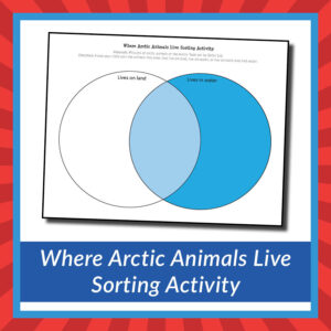 Where Arctic Animals Live Sorting Activity