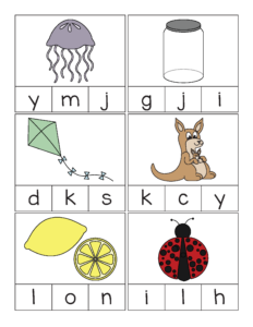 Beginning Sounds Alphabet Clip Cards - Gift of Curiosity
