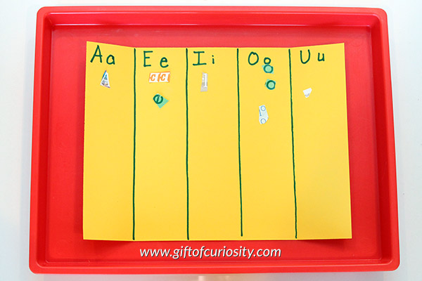 Cutting and pasting letters from magazines is a wonderful way for kids to learn their letters. Plus, this alphabet activity can be adapted in so many ways to meet the needs of your child. Check out some of the ideas for using magazines to teach the alphabet! || Gift of Curiosity