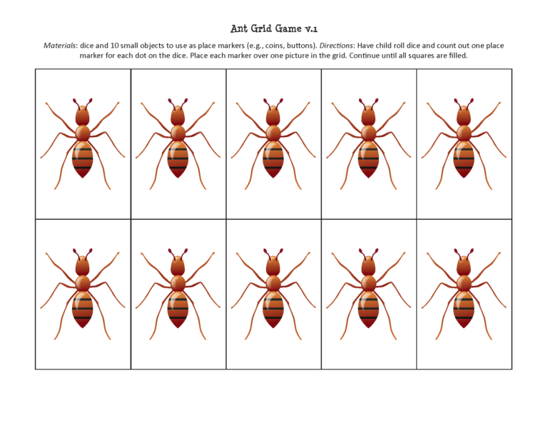 Insects Grid Games - Gift of Curiosity