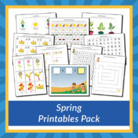 Spring Printables Pack with more than 70 spring activities for kids ...