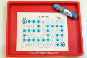 Animal Alphabet Do-a-Dot Worksheets - Gift of Curiosity