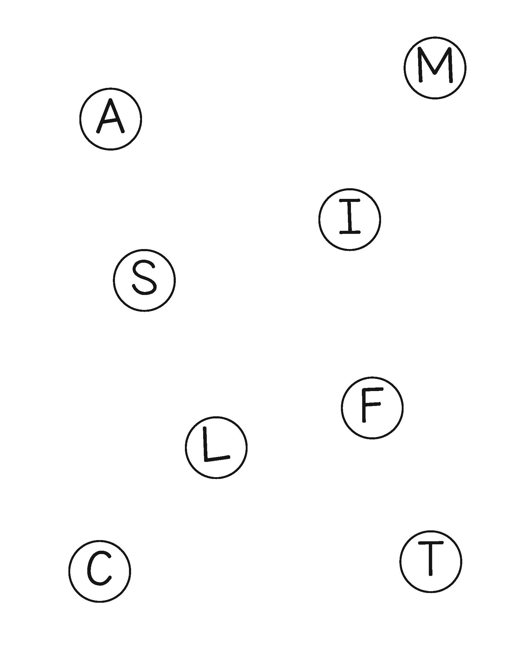 Uppercase and Lowercase Letter Matching with Milk Caps - Image 2