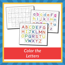 Color the Letters - Gift of Curiosity