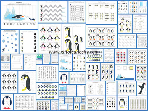 Penguin Printables Pack with more than 70 penguin activities for kids ...