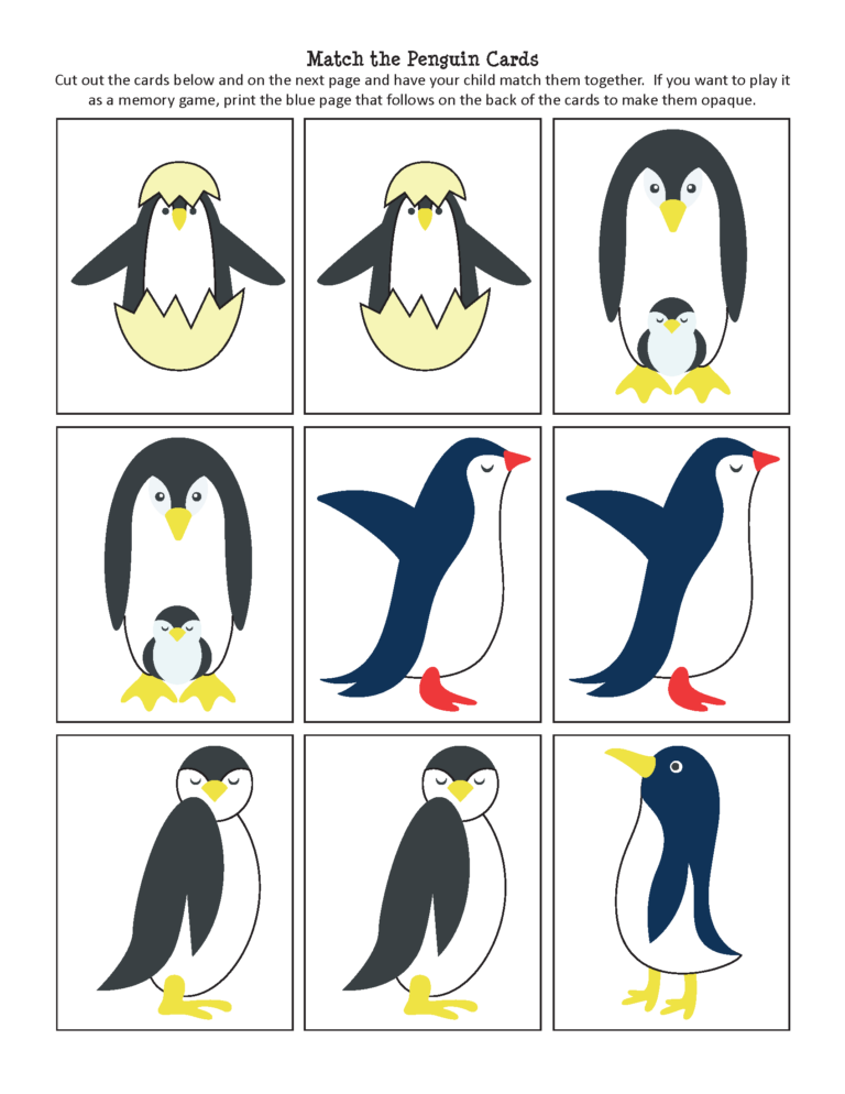 Penguin Printables Pack - Gift of Curiosity