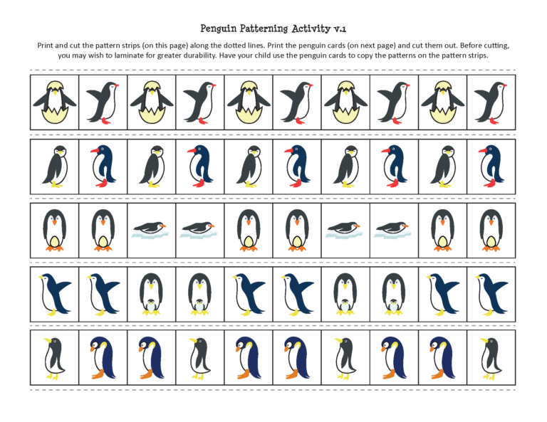 Penguin Printables Pack - Gift of Curiosity