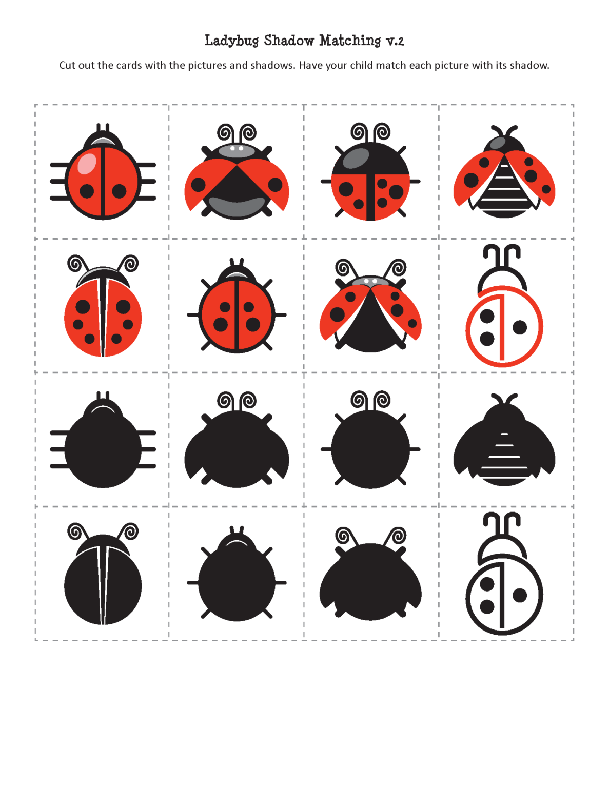 Ladybug Printables Pack - Gift of Curiosity