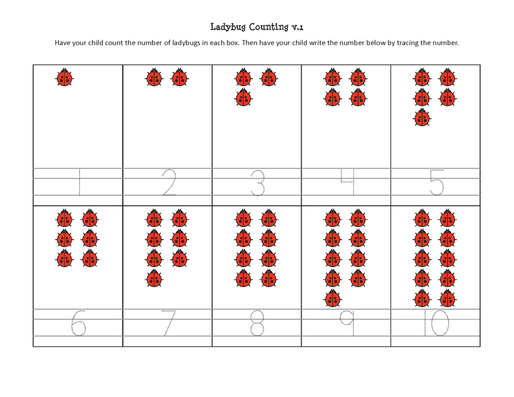 Ladybug Printables Pack - Gift of Curiosity