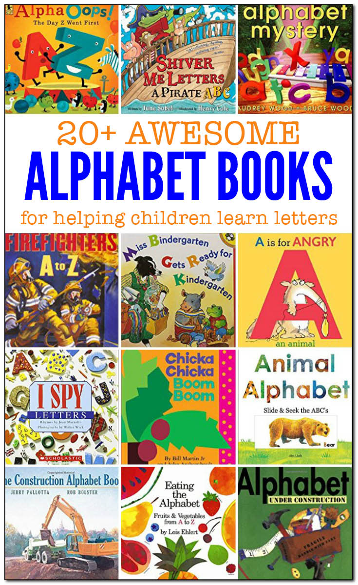 20+ awesome alphabet books to help children learn their letters | teaching the alphabet | learning the alphabet | teaching the ABCs | learning ABCs