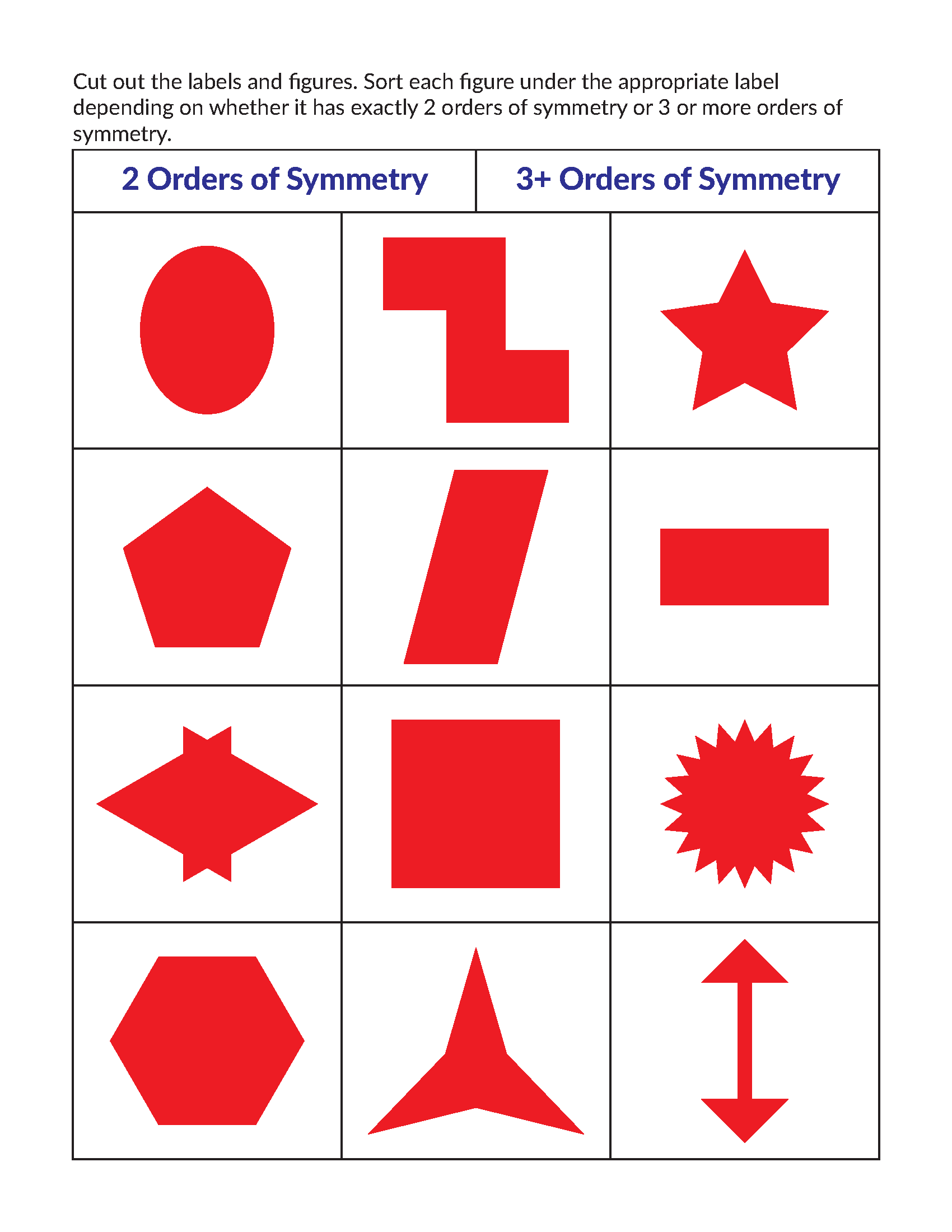Advanced Symmetry Activity Pack (Rotational Symmetry) - Image 4