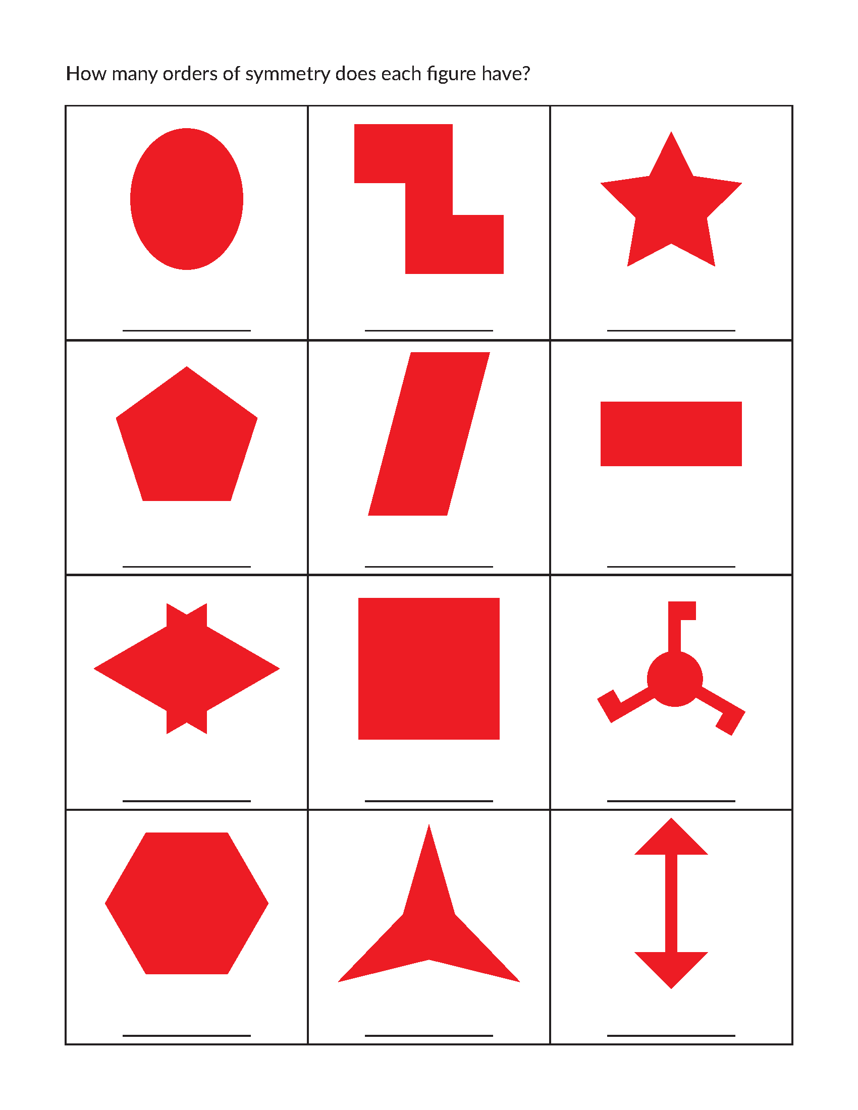 Advanced Symmetry Activity Pack (Rotational Symmetry) - Image 6