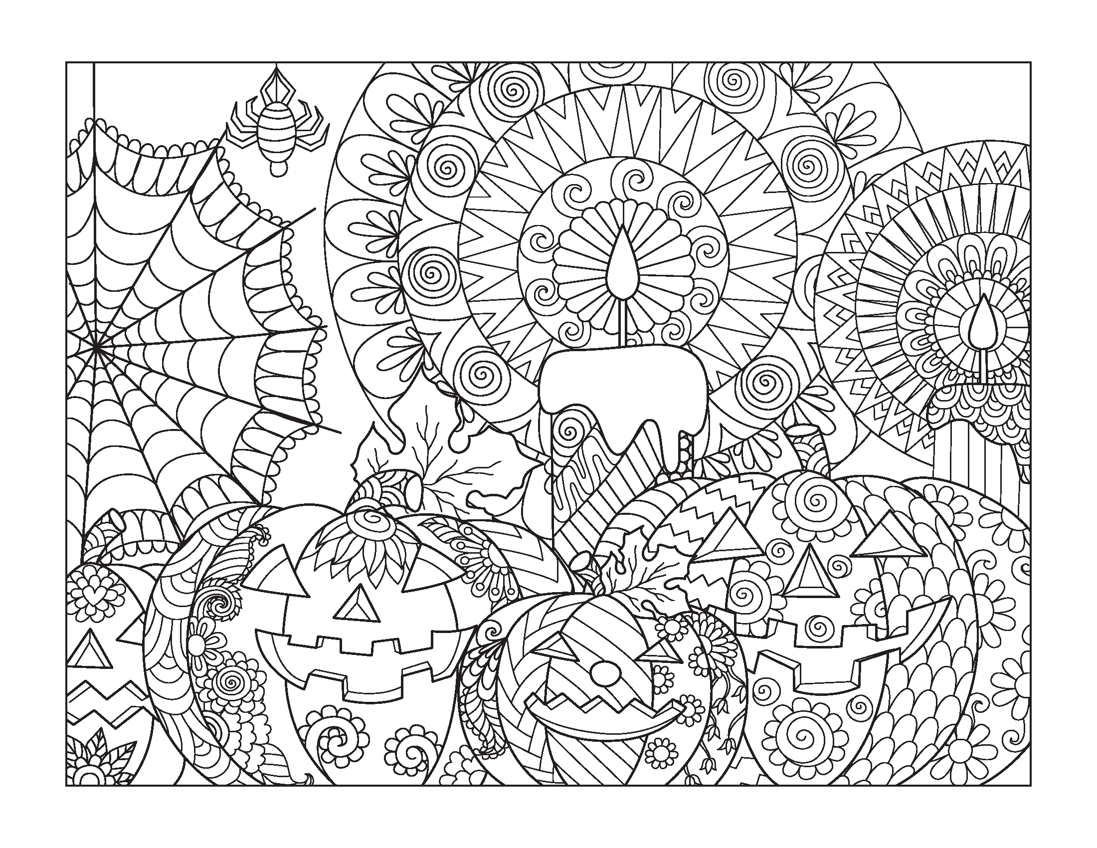 Halloween Coloring Pages for older kids   Gift of Curiosity
