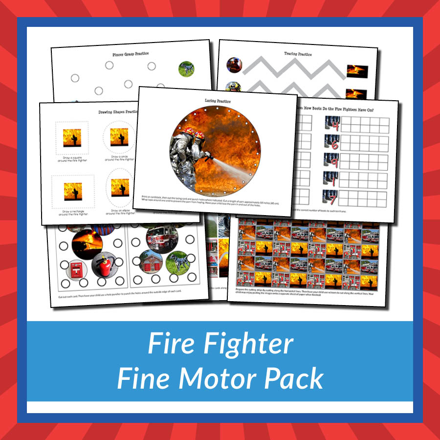 Fire Fighter Fine Motor Pack