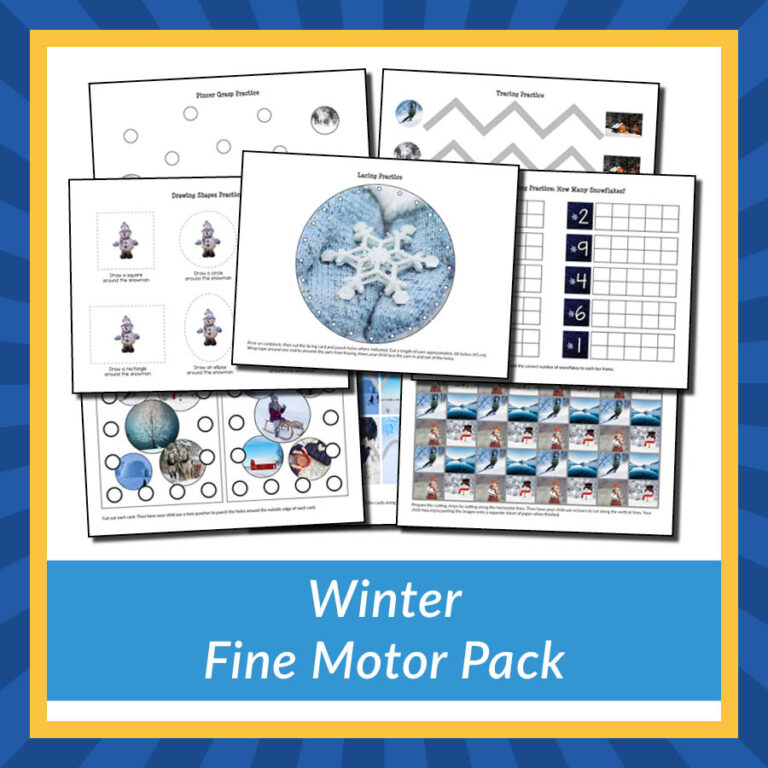 Winter Fine Motor Pack - Gift of Curiosity