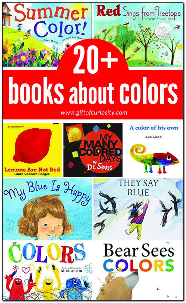 Children's books about colors | Review of more than 20 books about colors for kids | #colors #giftofcuriosity || Gift of Curiosity