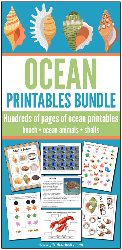 Ocean Printables Bundle - Gift of Curiosity