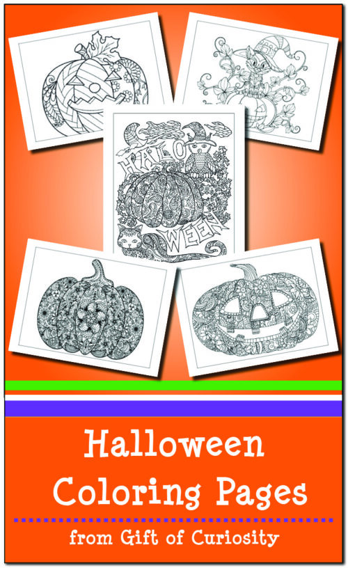 Halloween Coloring Pages for Older Kids - Gift of Curiosity