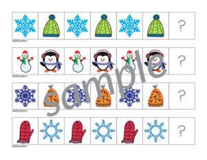 Winter Preschool Math Pack - Gift of Curiosity
