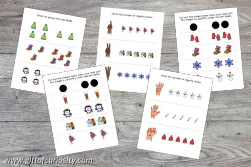 Winter Toddler Skills Pack - Gift of Curiosity