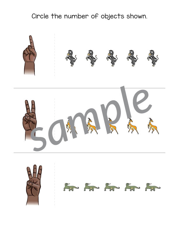 Zoo Animals Toddler Skills Pack - Image 11