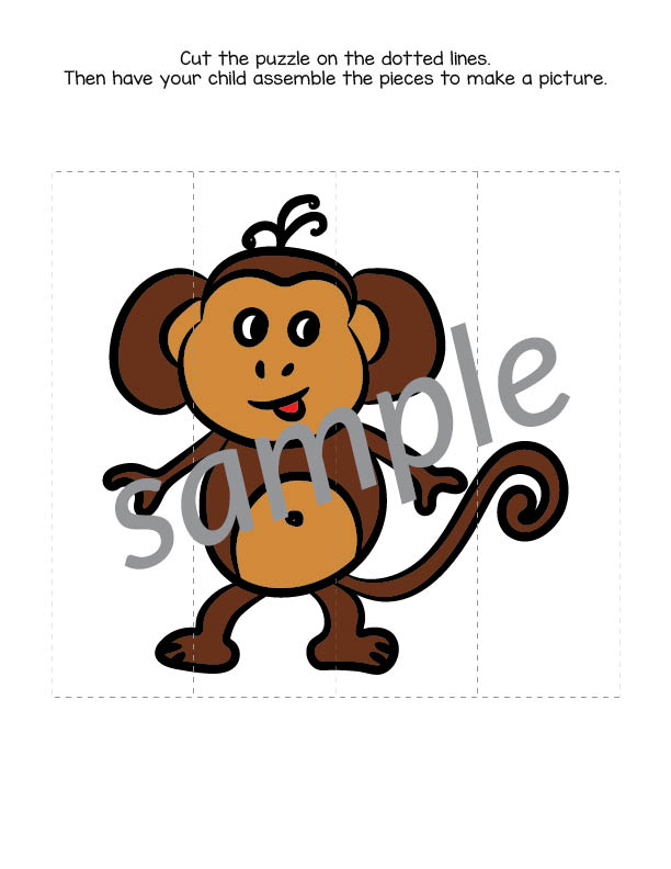 Zoo Animals Toddler Skills Pack - Image 6