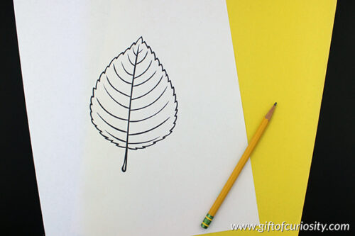 Fall leaf mosaic art - Gift of Curiosity