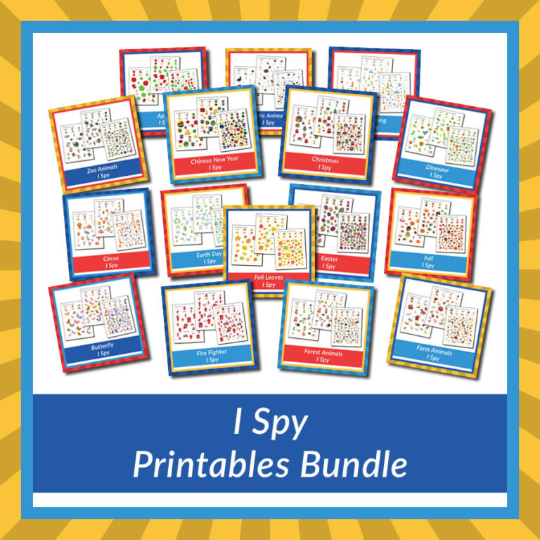 Pizza I Spy {free printables} - Gift of Curiosity