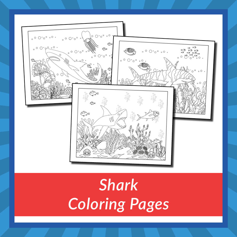 Shark Coloring Pages