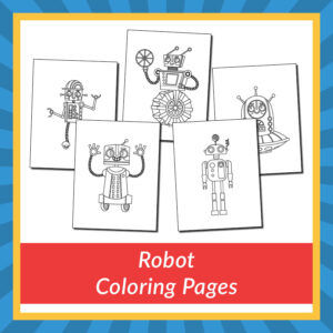 Robot Coloring Pages