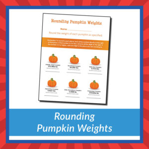 Rounding Pumpkin Weights