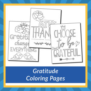 Gratitude Coloring Pages